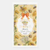 Serviette En Papier Elle a trouvé sa Baby Shower Honey  (Devant)