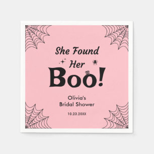 Serviette En Papier Elle a trouvé sa chérie Halloween Shower de mariag
