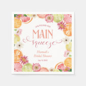 Serviette En Papier Elle a trouvé sa douche nuptiale de la pince princ (Devant)