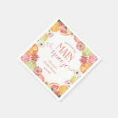 Serviette En Papier Elle a trouvé sa douche nuptiale de la pince princ (Coin)