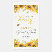 Serviette En Papier Elle A Trouvé Sa Fête des mariées De Miel (Devant)