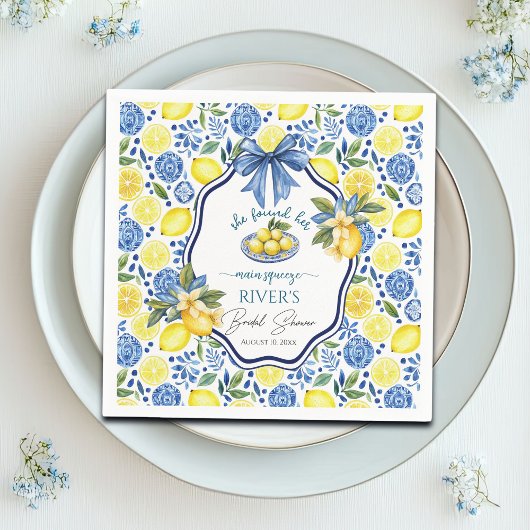 Serviette En Papier Elle A Trouvé Sa Fête des mariées De Squeeze