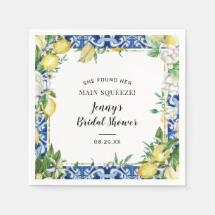 Serviette En Papier Elle a trouvé sa grande étreinte Lemon Bridal Show