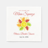 Serviette En Papier Elle A Trouvé Sa Principale Fête des mariées De Ci (Devant)