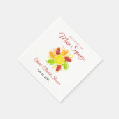 Serviette En Papier Elle A Trouvé Sa Principale Fête des mariées De Ci (Coin)