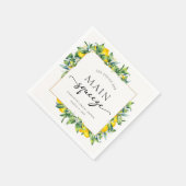 Serviette En Papier Elle A Trouvé Sa Squeeze Principale (Coin)