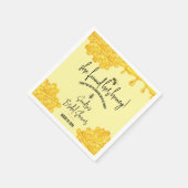 Serviette En Papier Elle a trouvé son miel ! Fête de mariage (Coin)