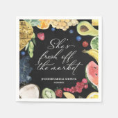 Serviette En Papier Elle est hors du marché | Fête des mariées de tabl (Devant)