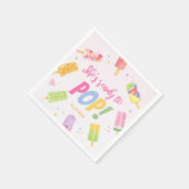 Serviette En Papier Elle est prête à faire du Baby shower populaire (Coin)