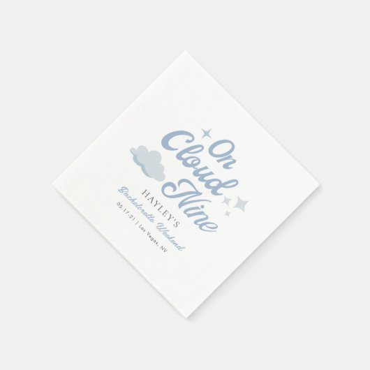 Serviette En Papier Elle Est Sur Cloud 9 Bachelorette Week-End (Coin)