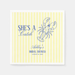 Serviette En Papier Elle est un cadeau Shower de mariage côtier aux ho