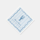 Serviette En Papier Elle est un Poisson d'Avril | Réception de Mariage (Coin)