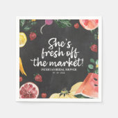 Serviette En Papier Elle n'est pas à la Fête des mariées du marché agr (Devant)