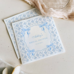 Serviette En Papier Elle noue la Fête des mariées florale de la boue b