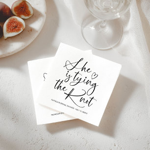 Serviette En Papier Elle Noue Les Fils de Mariage