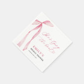 Serviette En Papier Elle se marie Fête de Fiançailles (Coin)