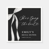 Serviette En Papier Elle se marie Fête de Fiançailles (Devant)