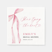 Serviette En Papier Elle se marie: Shower de mariage (Devant)