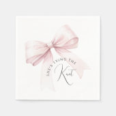 Serviette En Papier Elle se marie: Shower de mariage (Devant)