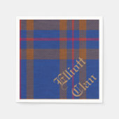 SERVIETTE EN PAPIER ELLIOTT TARTAN TABLE NAPKIN (Devant)