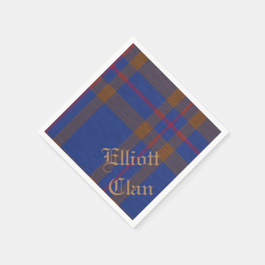 SERVIETTE EN PAPIER ELLIOTT TARTAN TABLE NAPKIN (Coin)