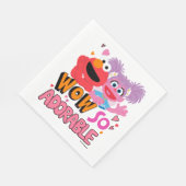 Serviette En Papier Elmo & Abby | Wow si adorable (Coin)