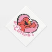 Serviette En Papier Elmo dans le coeur Valentine (Coin)