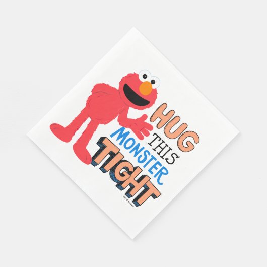 Serviette En Papier Elmo | Enserrez ce monstre serré (Coin)