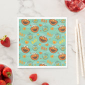 Serviette En Papier Elmo et le Motif Goldfish (En situation)