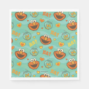 Serviette En Papier Elmo et le Motif Goldfish