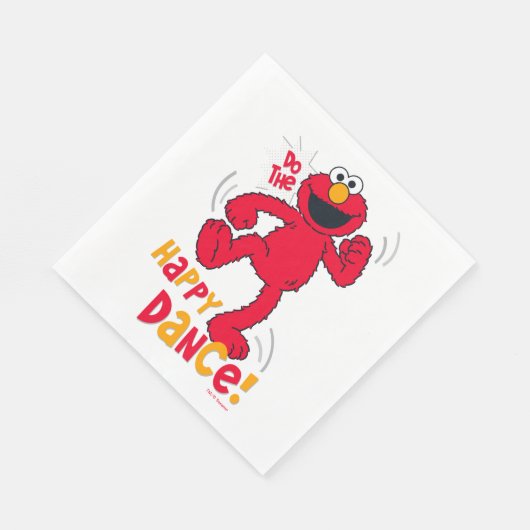 Serviette En Papier Elmo | Faire la joyeuse danse (Coin)