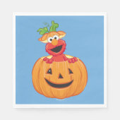 Serviette En Papier Elmo | Halloween Jack-O-Lantern (Devant)