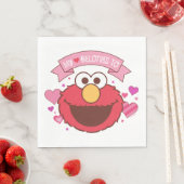 Serviette En Papier Elmo | Mon Coeur Appartient À Elmo (En situation)