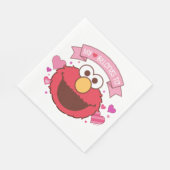 Serviette En Papier Elmo | Mon Coeur Appartient À Elmo (Coin)