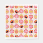 Serviette En Papier Elmo Pom-Pom Motif (Devant)