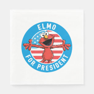 Serviette En Papier Elmo pour le président - Drapeau