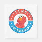 Serviette En Papier Elmo pour l'insigne du président (Devant)