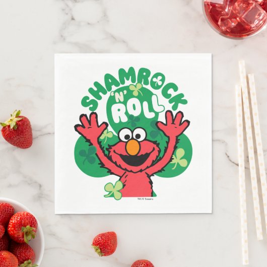 Serviette En Papier Elmo | Rouleau "N" shamrock (En situation)