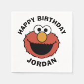 Serviette En Papier Elmo Smiling Face (Devant)