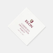 Serviette En Papier Elon Graduation (Coin)