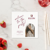 Serviette En Papier Elon Graduation (En situation)