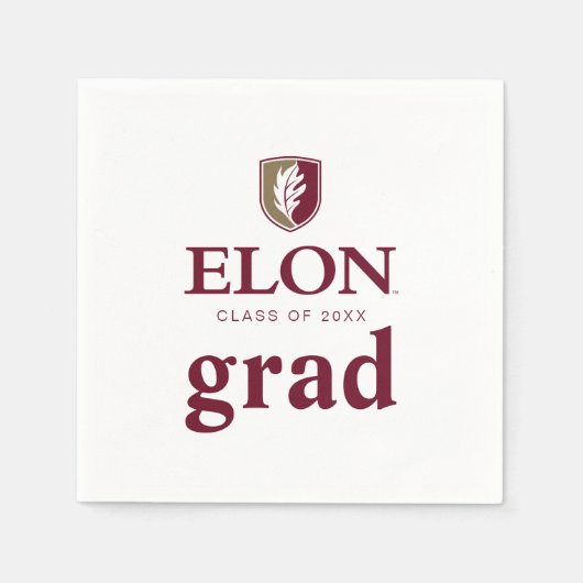 Serviette En Papier Elon Graduation (Devant)