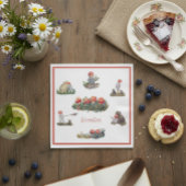 Serviette En Papier Elsa Beskow Enfants de la forêt