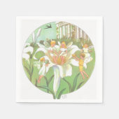 Serviette En Papier Elsa Beskow Spring Flower Party (Devant)