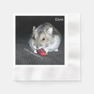 Serviette En Papier Elvis et la mûre