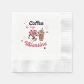 Serviette En Papier Embrace Napkin de Valentine (Devant)