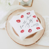 Serviette En Papier Embrasse la fête Miss Goodbye Bachelorette