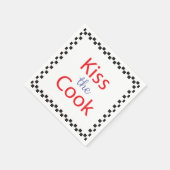 Serviette En Papier Embrasse Le Cuisinier (Coin)