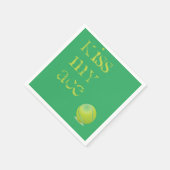 Serviette En Papier Embrasse mon âce (Coin)