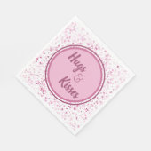 Serviette En Papier Embrous et baisers (Coin)